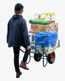 Moving Wheelbarrow Png Image - People Wheelbarrow Png, Transparent Png, Free Download