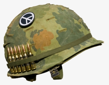 War Helmet Png - Army Helmet Vietnam War, Transparent Png, Free Download