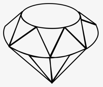 Diamond Clipart Black And White, HD Png Download, Free Download
