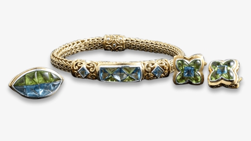 John Hardy Multi-gemstone Jewelry Suite - Bracelet, HD Png Download, Free Download
