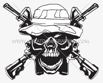 Transparent Gun Clip Art - Army Rangers Transparent Background, HD Png Download, Free Download