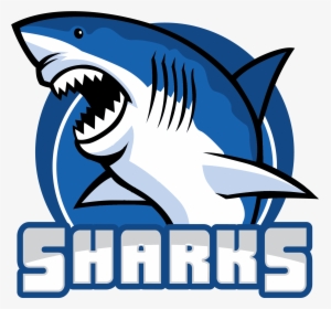 Bq Tball Teamlogo V05 Sharks1 - Blue Sharks Logo Png, Transparent Png ...