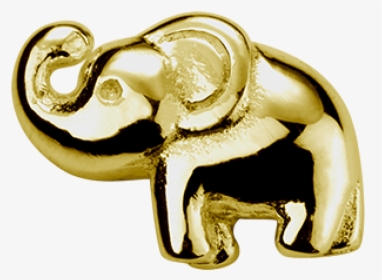 Stow Lockets 9ct Gold Elephant - Indian Elephant, HD Png Download, Free Download