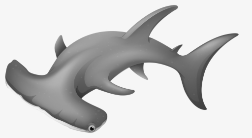 Hammerhead Shark Clip Art - Hammer Head Shark Clip Art, HD Png Download, Free Download
