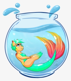 Fish Bowl Clipart Drink, HD Png Download, Free Download