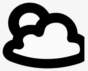 Partly Cloudy Clip Art Line Emoji Transparent Png, Png Download, Free Download