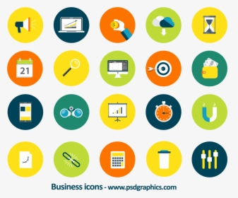 Business Icons Png U2013 Transparent - Business Icon Vector Png, Png Download, Free Download
