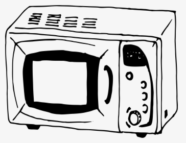 Micro Oven Clip Arts - Oven Black And White Clipart, HD Png Download, Free Download