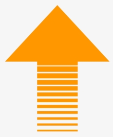 Orange Arrow On A White Background - Transparent Background Orange Arrow, HD Png Download, Free Download
