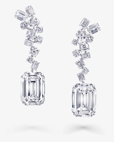 A Pair Of Graff Diamond Earrings Featuring The Eternal, HD Png Download, Free Download