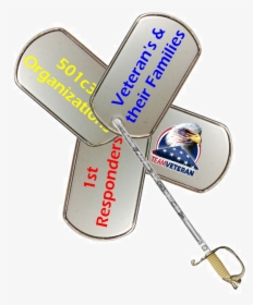 Teamwork 4 Dog Tags And Sword , Png Download - Keychain, Transparent Png, Free Download
