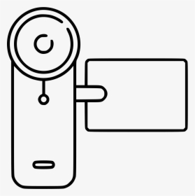 Video Recorder - Line Art, HD Png Download, Free Download