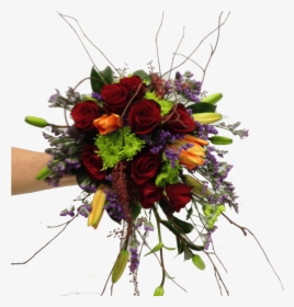 Modern Gathered Wedding Flowers - Bouquet, HD Png Download, Free Download