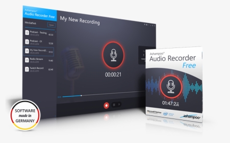 Ashampoo Audio Recorder Free, HD Png Download, Free Download