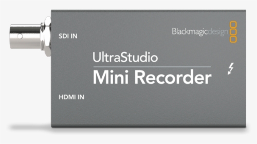 Ultrastudio Minirecorder Front Rgb - Blackmagic Mini Recorder, HD Png Download, Free Download