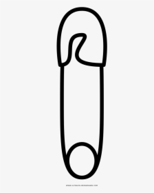 Safety Pin Coloring Page, HD Png Download, Free Download