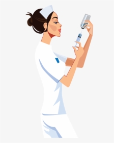 B A F - Nurse With Syringe Png, Transparent Png, Free Download