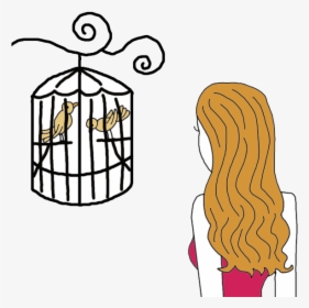 Birds In A Cage Tea Leaf Readings - Aviary Clipart, HD Png Download, Free Download