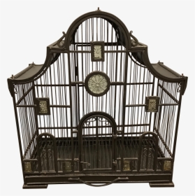 Victorian Wrought Iron Bird Cage - Cage, HD Png Download, Free Download