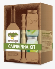 Novo Fogo Caipirinha Kit Silver Cachaca - Carton, HD Png Download, Free Download