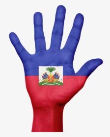 Haiti Flag Hand, HD Png Download, Free Download