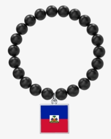 Black Haitian Flag Bracelet Clipart , Png Download - Bracelet Top View Png, Transparent Png, Free Download