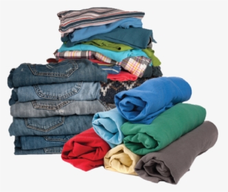 Folded Clothes Png - Rolled Up T Shirts, Transparent Png, Free Download