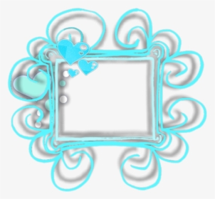 #frame #cyan #border #tag #label #hearts #grey #gray - Teal And Gray Border Clipart, HD Png Download, Free Download