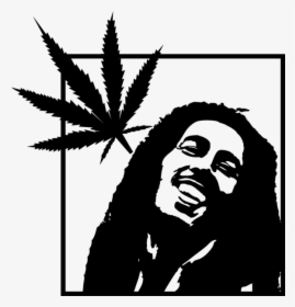 Bob Marley Human Behavior Silhouette Clip Art - Bob Marley Leaf Logo, HD Png Download, Free Download