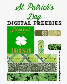 Patrick"s Day Digital Freebies - Illustration, HD Png Download, Free Download