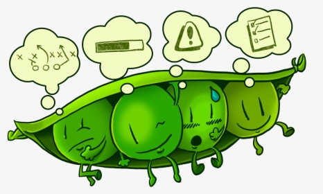 Transparent Pea Pod Clipart - Peas In A Pod Clip Art, HD Png Download, Free Download