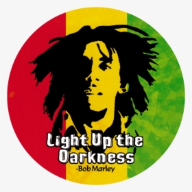 Light Up The Darkness - Bob Marley Stencil Vector, HD Png Download, Free Download