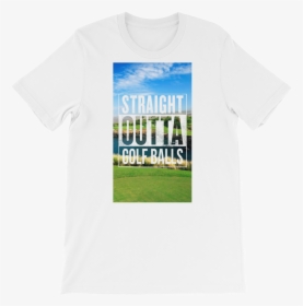 Straight Outta Golf Balls T-shirt - Sticker, HD Png Download, Free Download