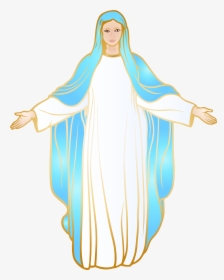 Virgin Mary Png Clip Art - Mary Clipart, Transparent Png, Free Download