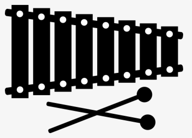 Percussion Clip Art - Xylophone Clipart Black And White, HD Png Download, Free Download