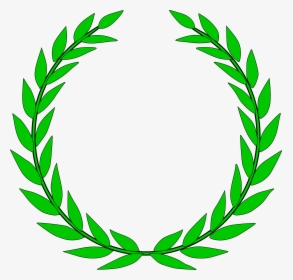 Olive Wreath Clip Art Free Vector - Laurel Wreath, HD Png Download, Free Download