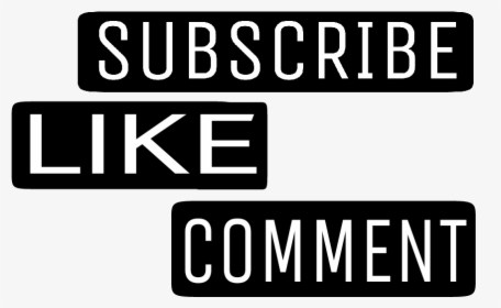Like Comment Subscribe Png - Logo Subscribe Like Comment, Transparent Png, Free Download