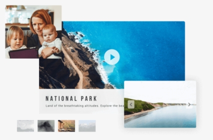 Online Photo Slideshow Maker - Vacation, HD Png Download, Free Download