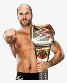Cesaro With Wwe Championship, HD Png Download, Free Download
