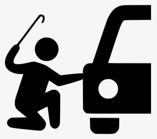 Thief - Transparent Car Thief Icon, HD Png Download, Free Download