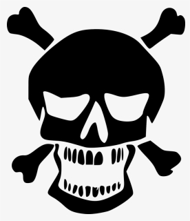 Black Skull Vector Image - Horror Clipart Png, Transparent Png, Free Download