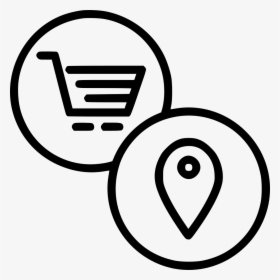 Pin Location Region Mall Spot Cart Comments - Mobile E Commerce Icon, HD Png Download, Free Download