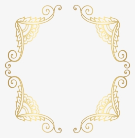 Golden Border Frame Png Clip Art Image, Transparent Png, Free Download