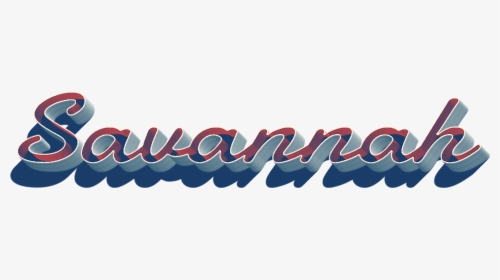 Savannah 3d Letter Png Name, Transparent Png, Free Download