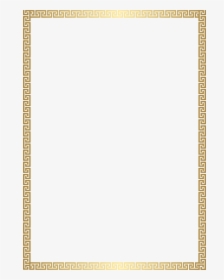 Golden Deco Border Transparent Png Clip Art - Gold Border No Background, Png Download, Free Download