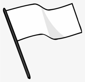Free Vector Waving White Flag Clip Art - Animated White Flag Waving, HD Png Download, Free Download