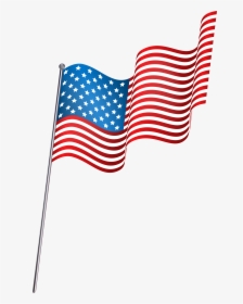 American Waving Flag Png Clip Artu200b Gallery Yopriceville - Transparent Png American Flag Png, Png Download, Free Download