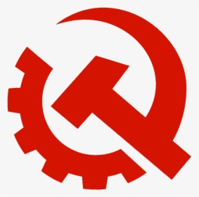 Communist Flag Waving Gif - Communist Party Usa Logo, HD Png Download, Free Download