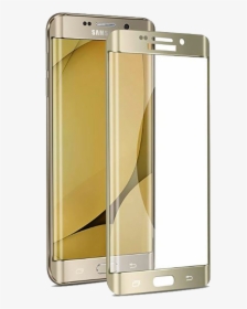 Samsung Galaxy S6 Edge Plus 3d Full Cover Gold - Samsung Galaxy S6 Edge, HD Png Download, Free Download
