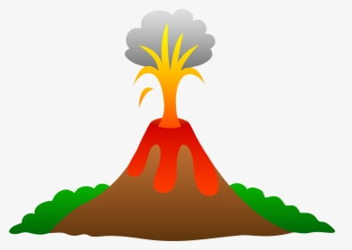 Volcano Lava Animation Clip Art - Volcano Clipart, HD Png Download, Free Download